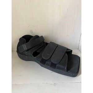 ProCare Squared Toe Post-Op Shoe Boot After Surgery Foot Brace - Black